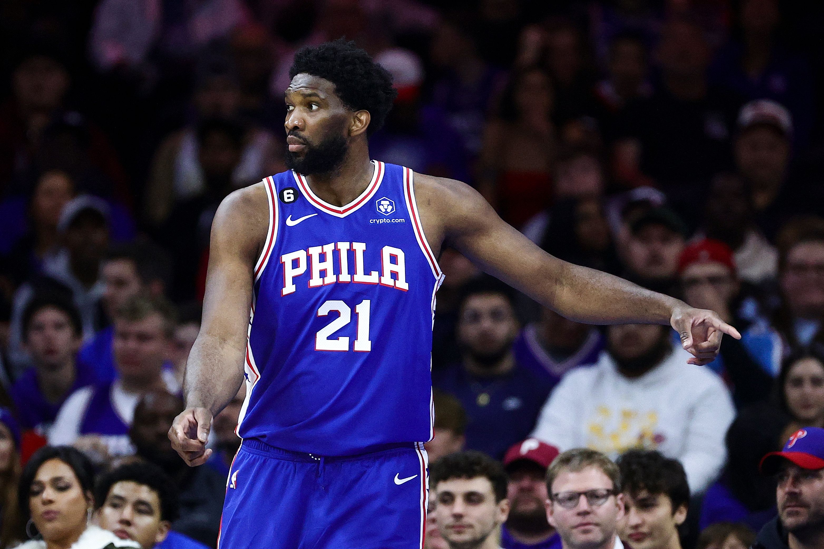 Center Philadelphia 76ers Joel Embiid.