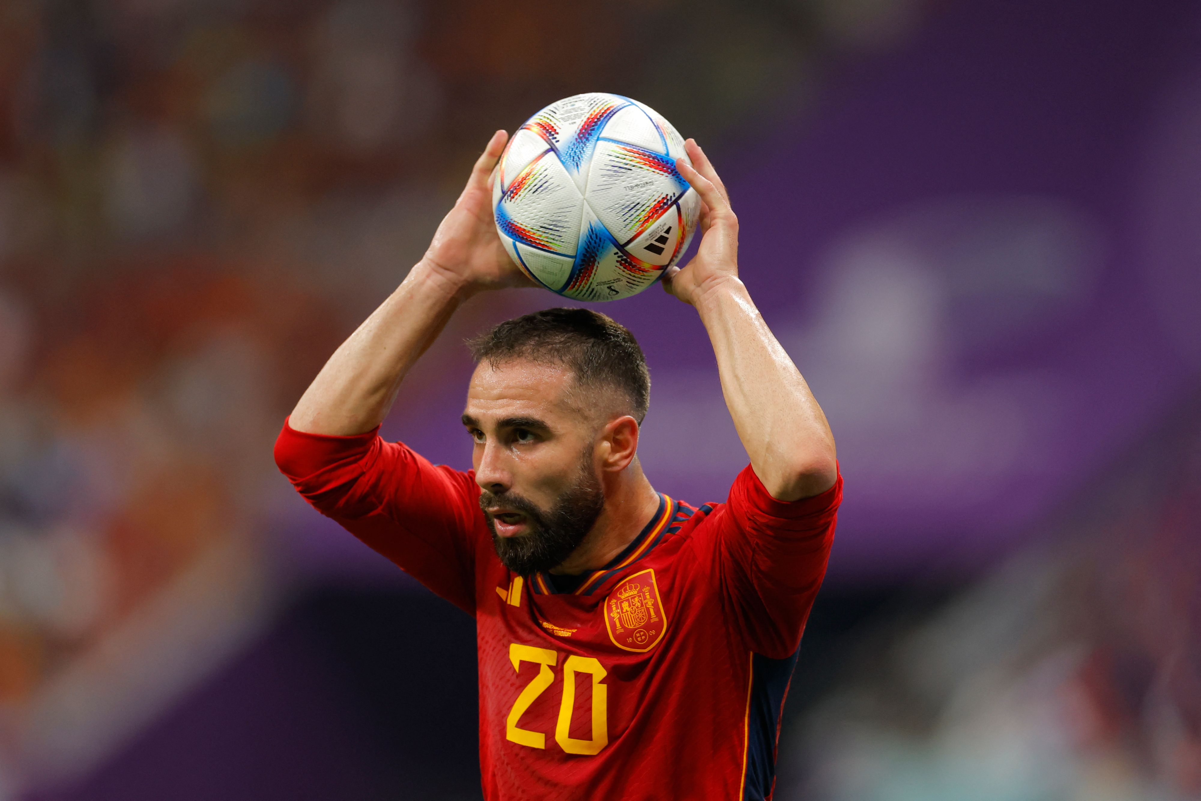 Bek timnas Spanyol Dani Carvajal