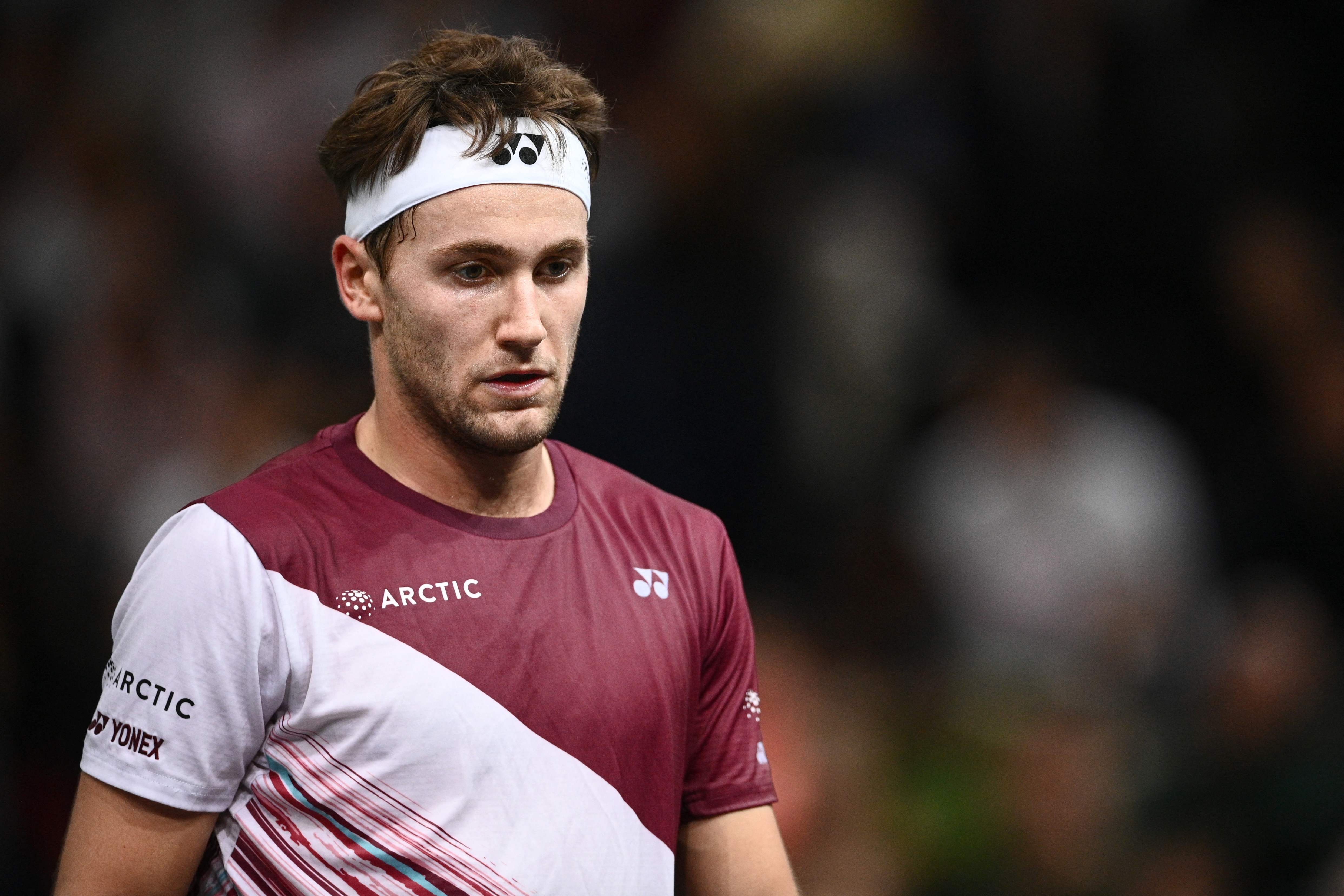 Petenis Norwegia Casper Ruud.