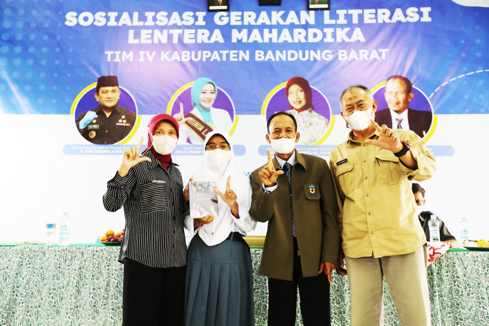 Gerakan Literasi Sekolah digaungkan Kantor Cabang Dinas Pendidikan VI Jawa Barat dengan meluncurkan Lentera Mahardika