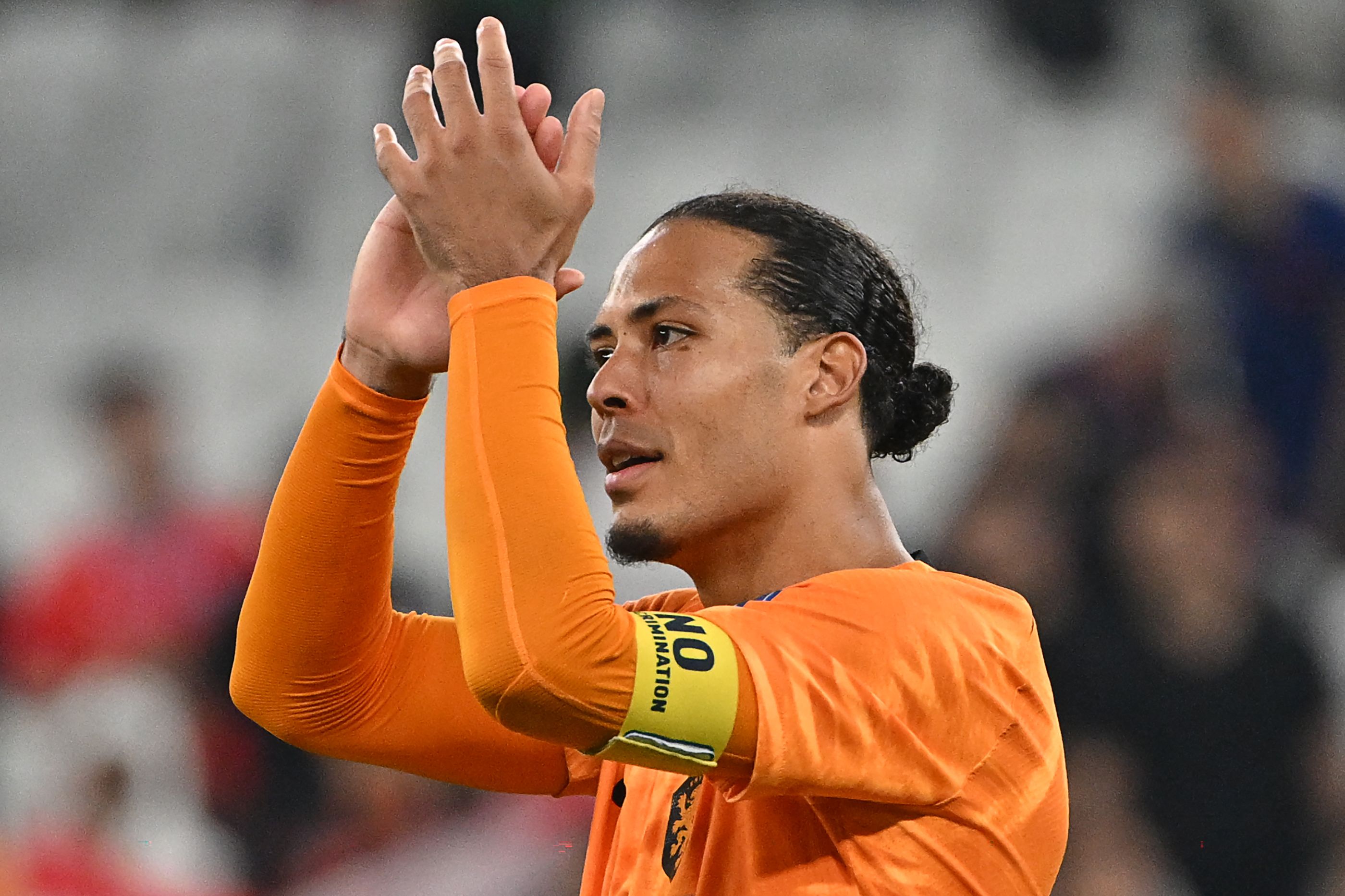 Kapten timnas Belanda Virgil van Dijk.
