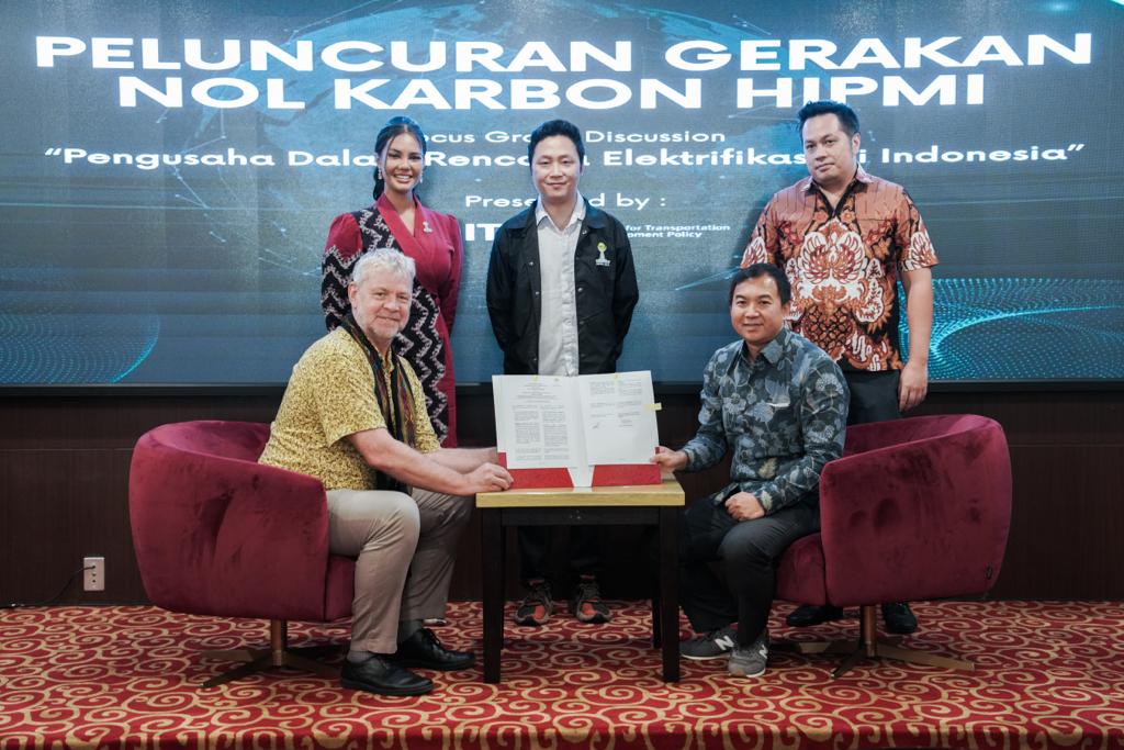 BPP Hipmi dan BPD Hipmi Jaya meluncurkan Gerakan Nol Karbon yang mendukung upaya pemerintah mengurangi emisi karbon