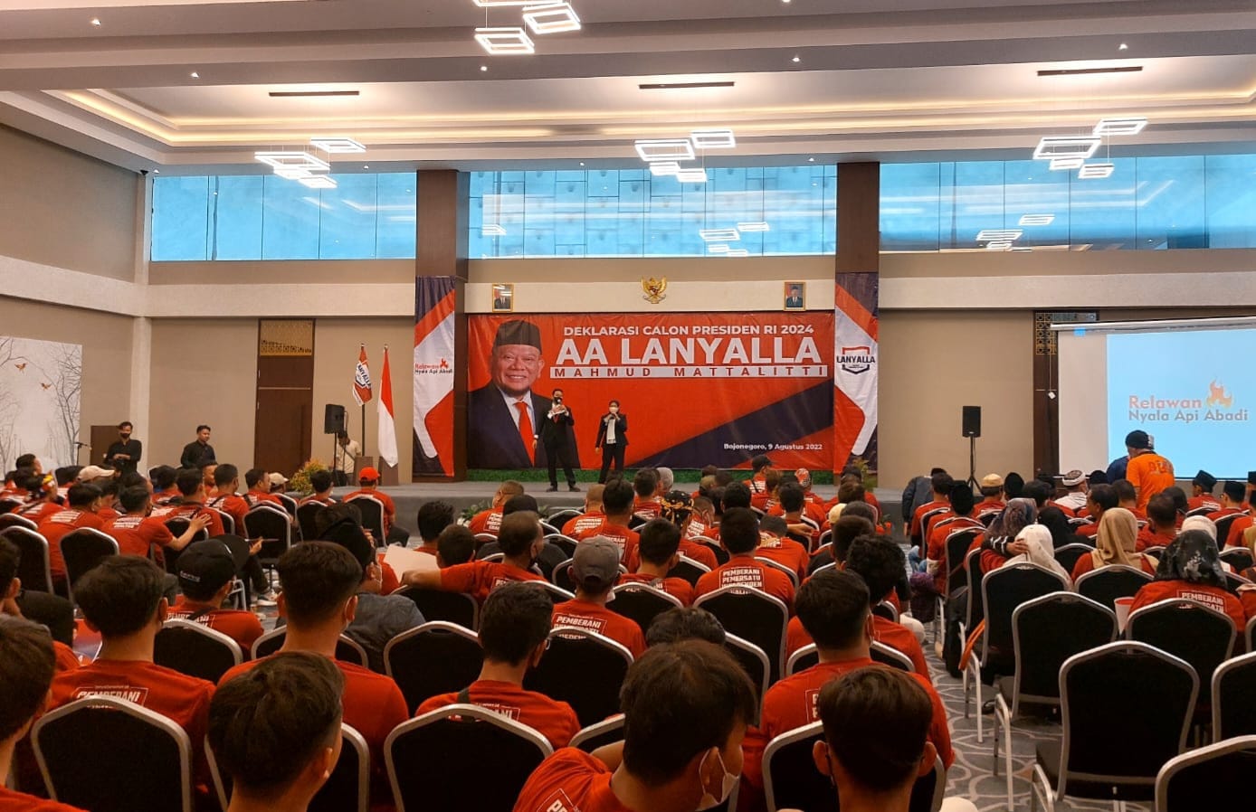 Salah satu relawan LaNyalla Mahmud Mattalitti