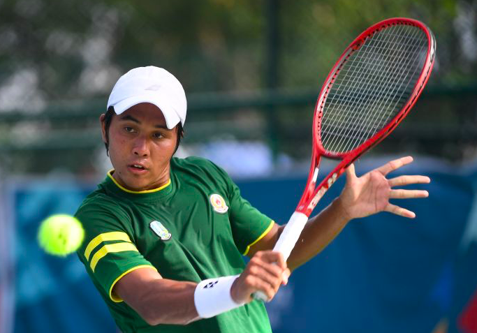 Petenis Indonesia M Rifqi Fitriadi.