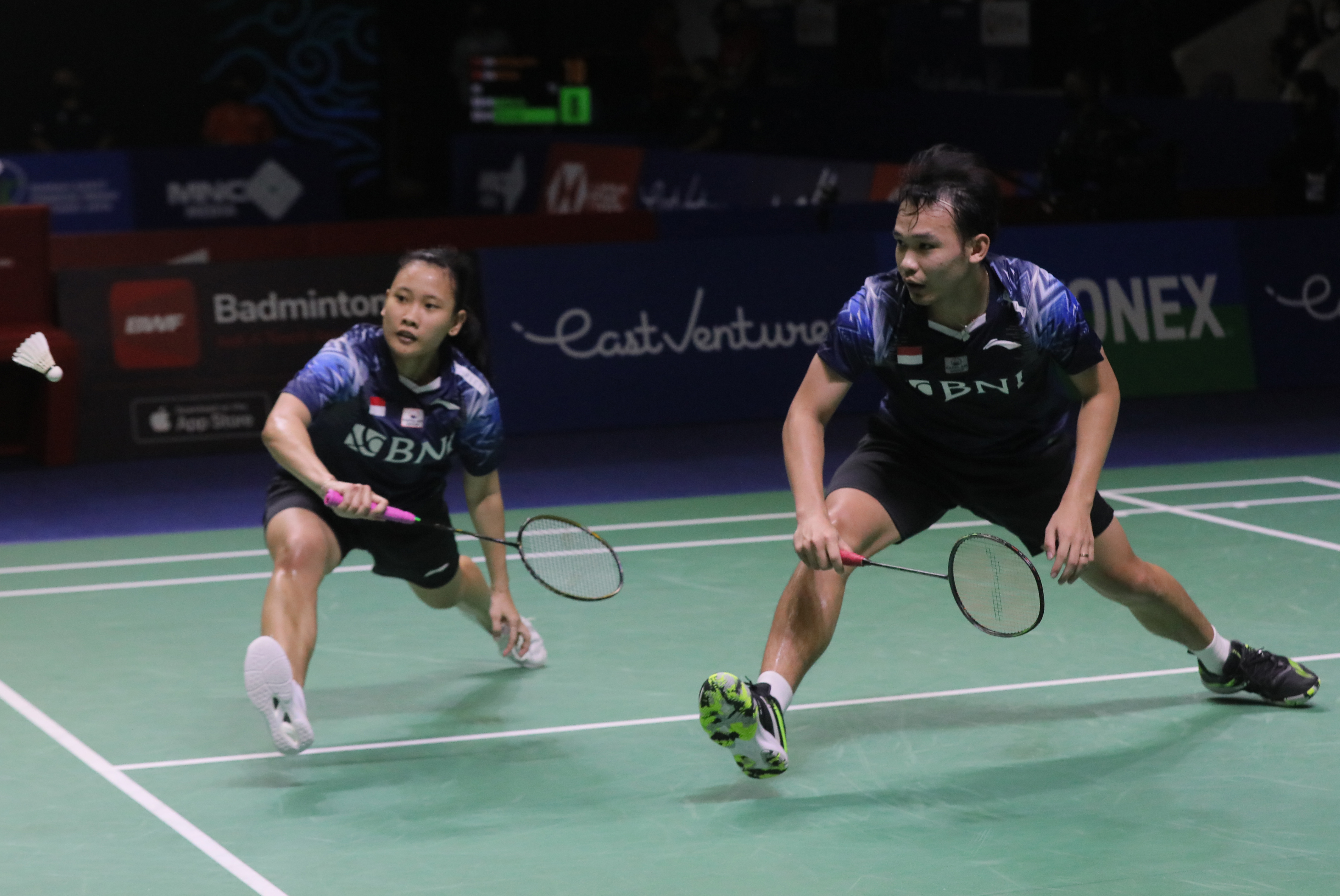 Rinov/Pitha Lolos ke Perempat Final Hylo Terbuka 2022