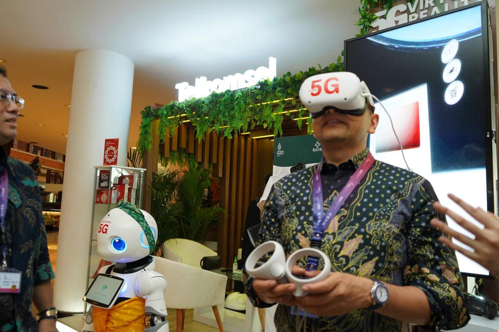 Showcase 5G Telkomsel di Bali.