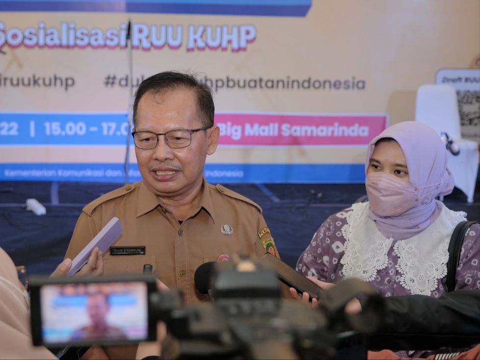 acara sosialisasi RUU KUHP di Samarinda
