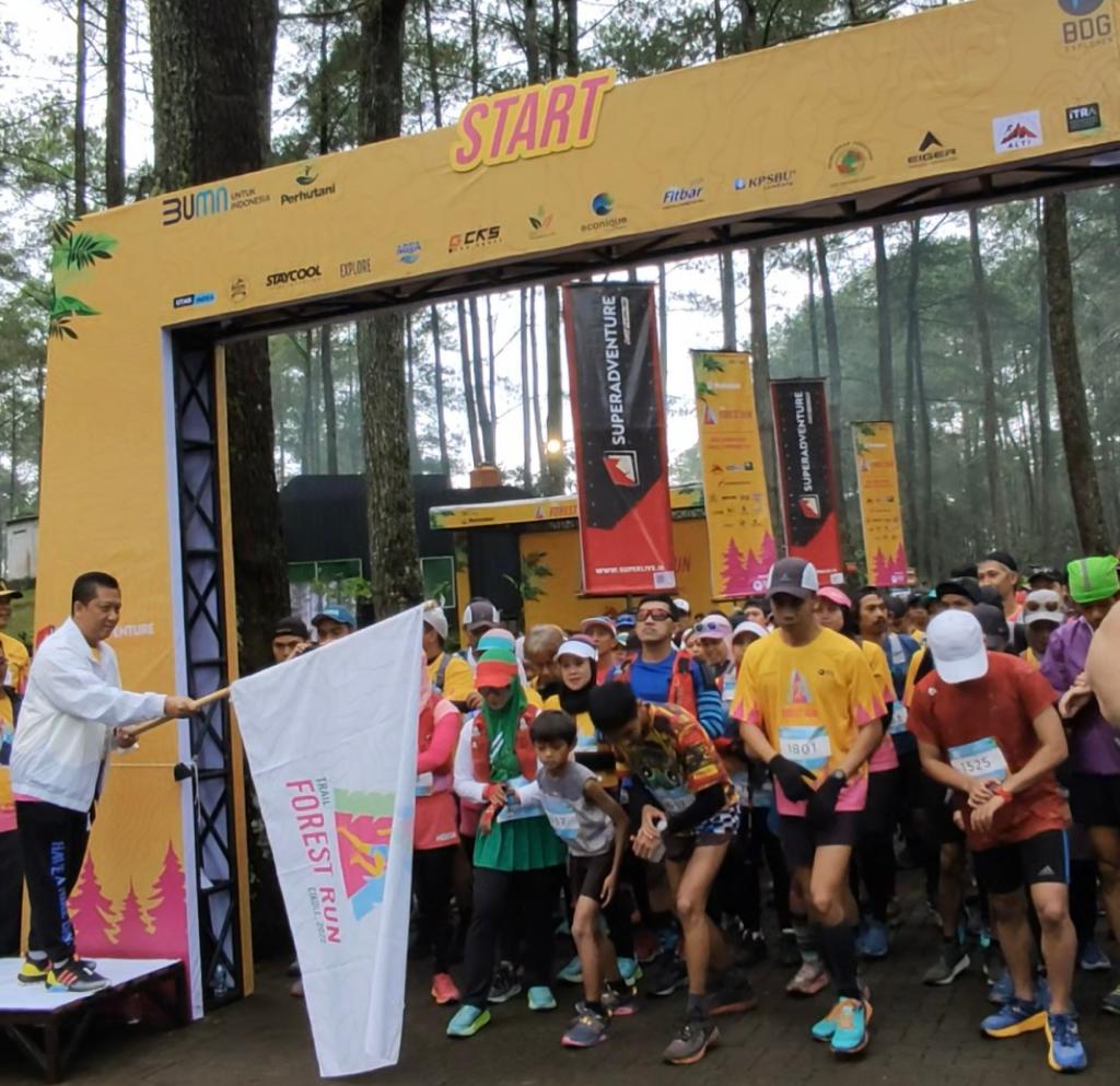 Perhutani Gelar Forest Run 2022, Lari Melintasi Hutan