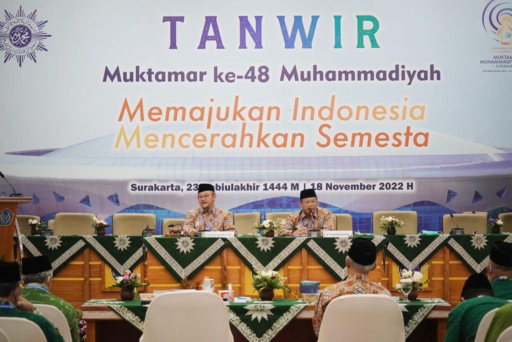 Sidang Pleno IV Tanwir Muhammadiyah ,Jumat (18/11) di Geding Djazman Al-Kindi Universitas Muhammadiyah Surakarta.