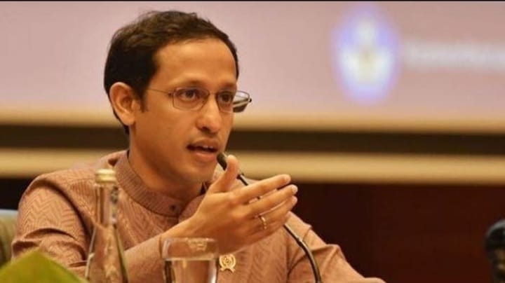 Menteri Pendidikan dan Kebudayaan, Riset dan Teknologi Nadiem Anwar Makarim 