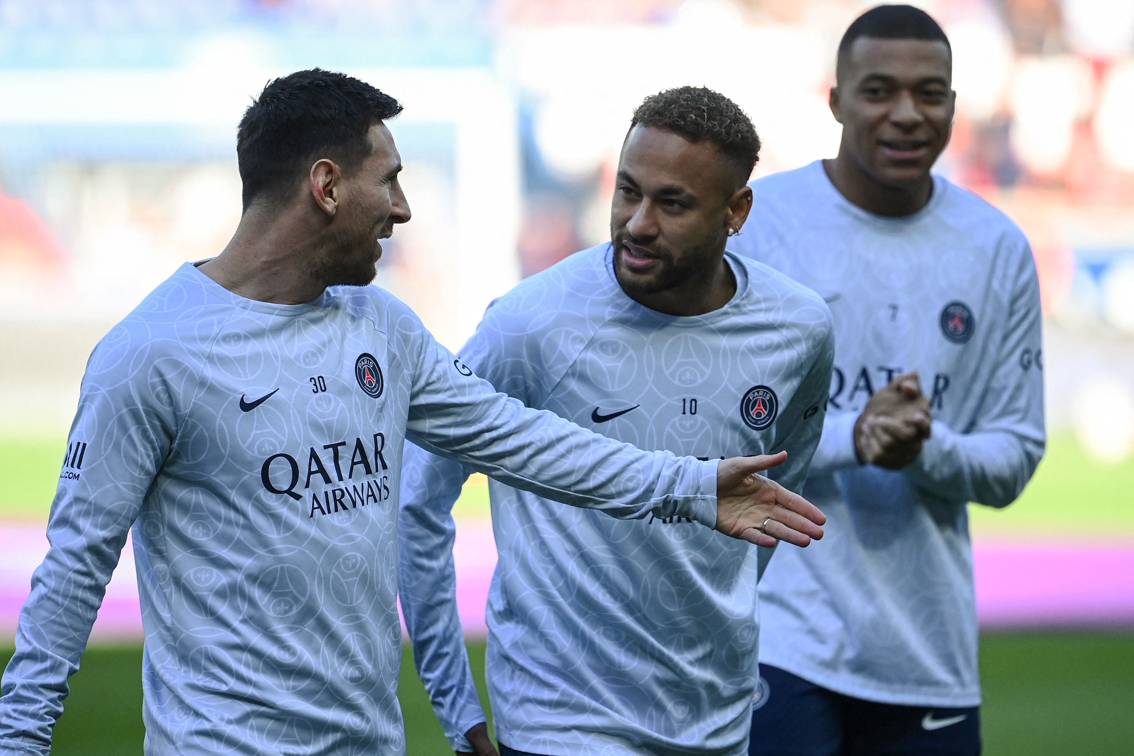 Lionel Messi, Neymar dan Mbappe