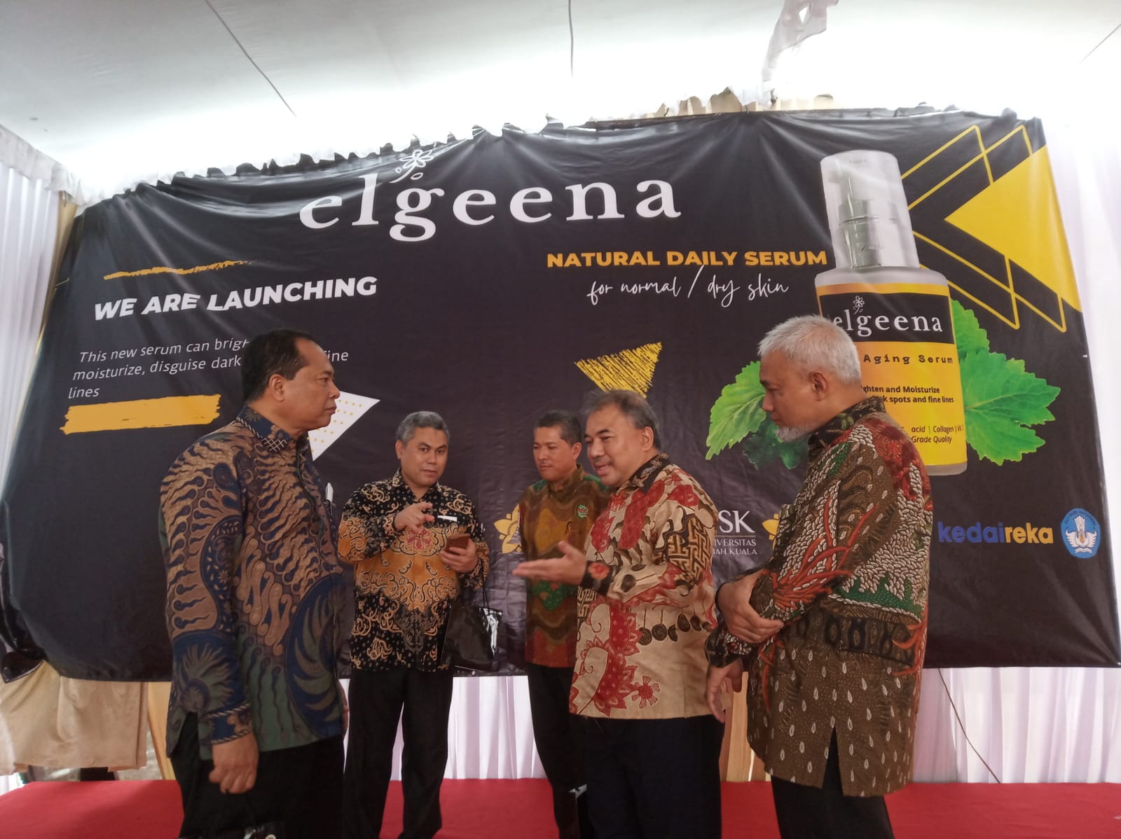 Peluncuran serum antiaging Elgeena di USK, Aceh.