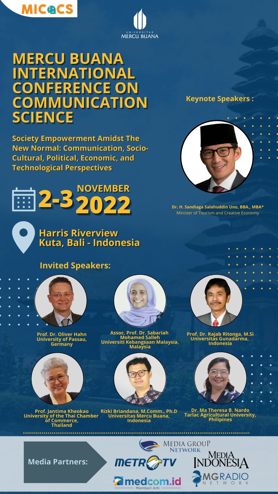 Seminar internasional Universitas Mercu Buana di Bali