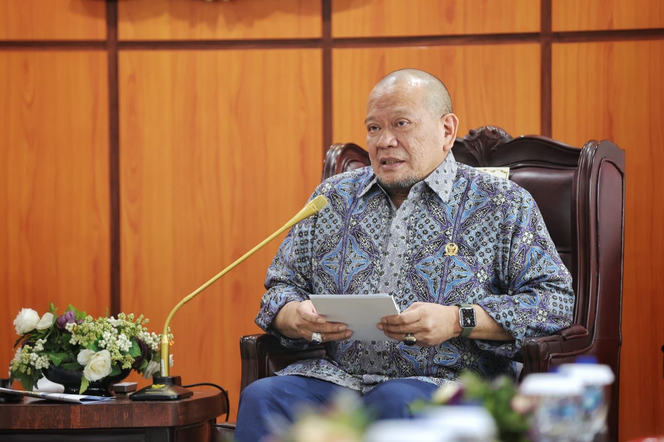 Ketua DPD RI LaNyalla M Mattalitti.