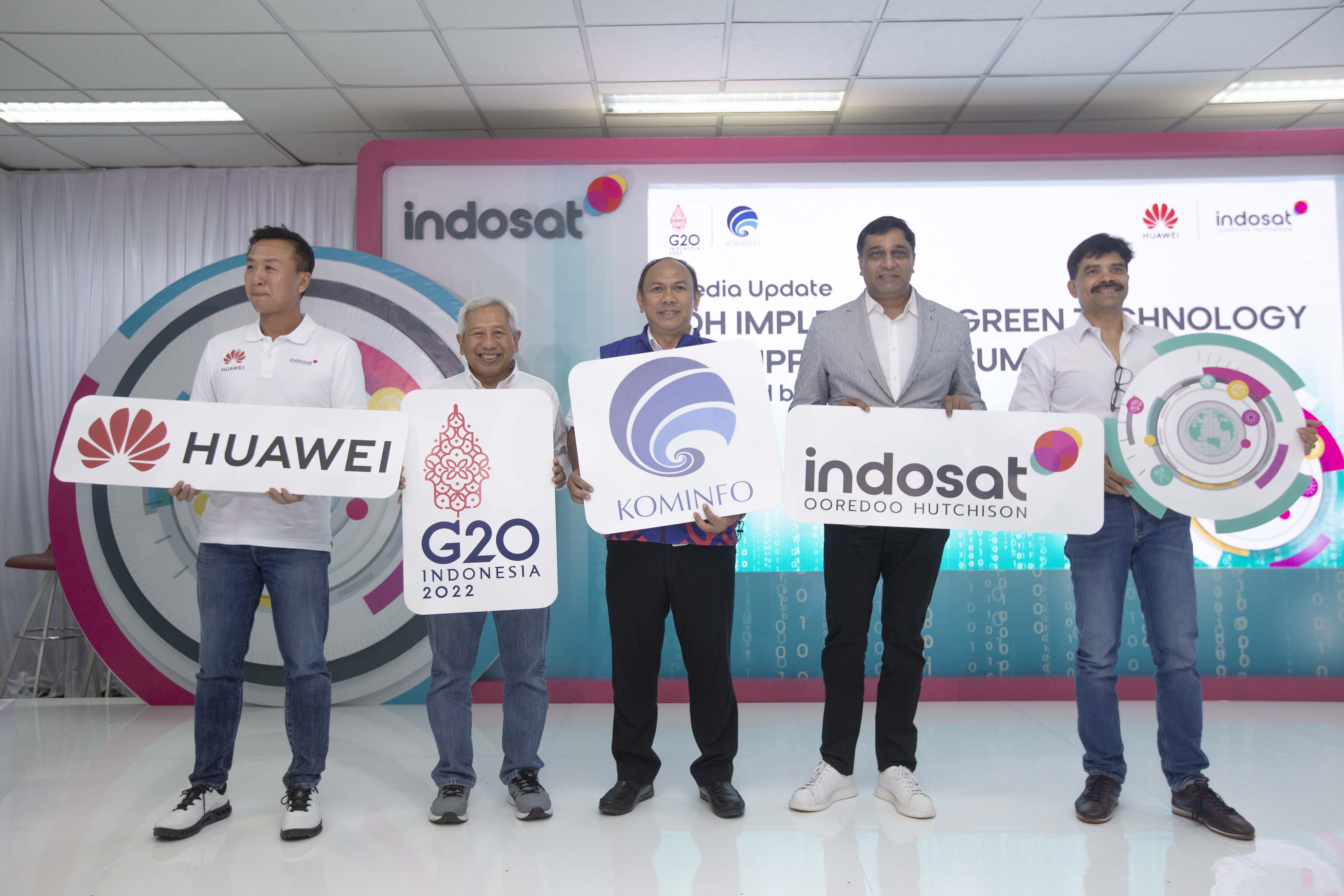 Acara Media Update Pengimplementasian Teknologi Ramah Lingkungan (green technology) dalam jaringan 5G di Bali, Jumat (11/10). 