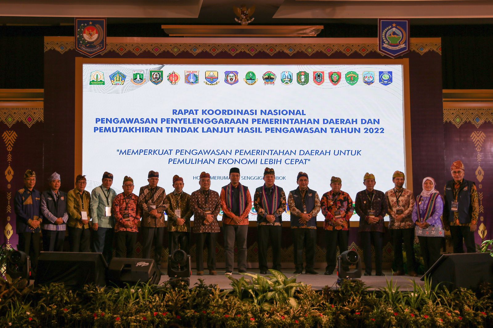 Rakor Pengawasan Nasional dan Tindak Lanjut Hasil Pengawasan Pemda pada 31 Oktober-1 November di Merumatta Hotel, Senggigi NTB