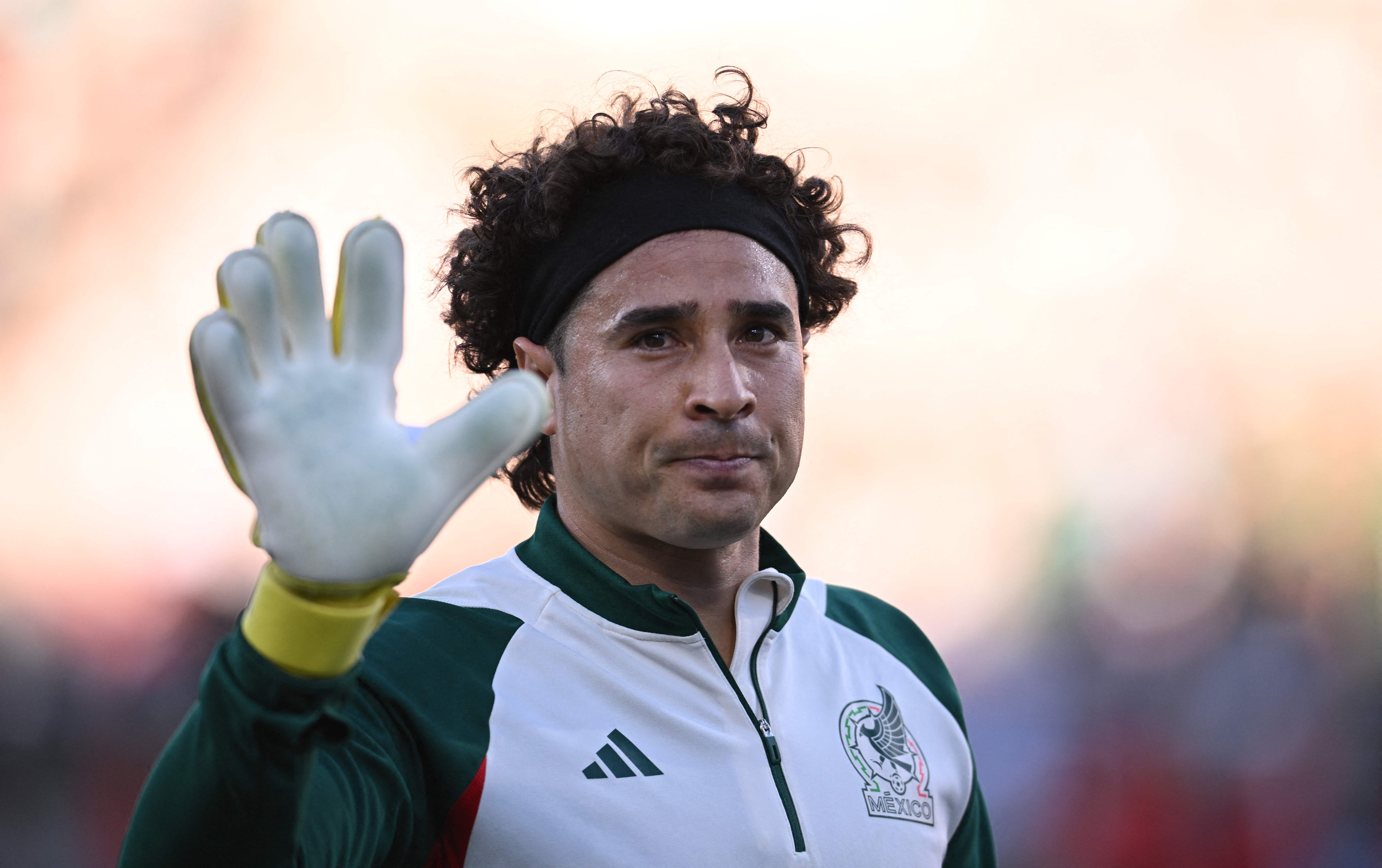 Kiper timnas Brasil Guillermo Ochoa