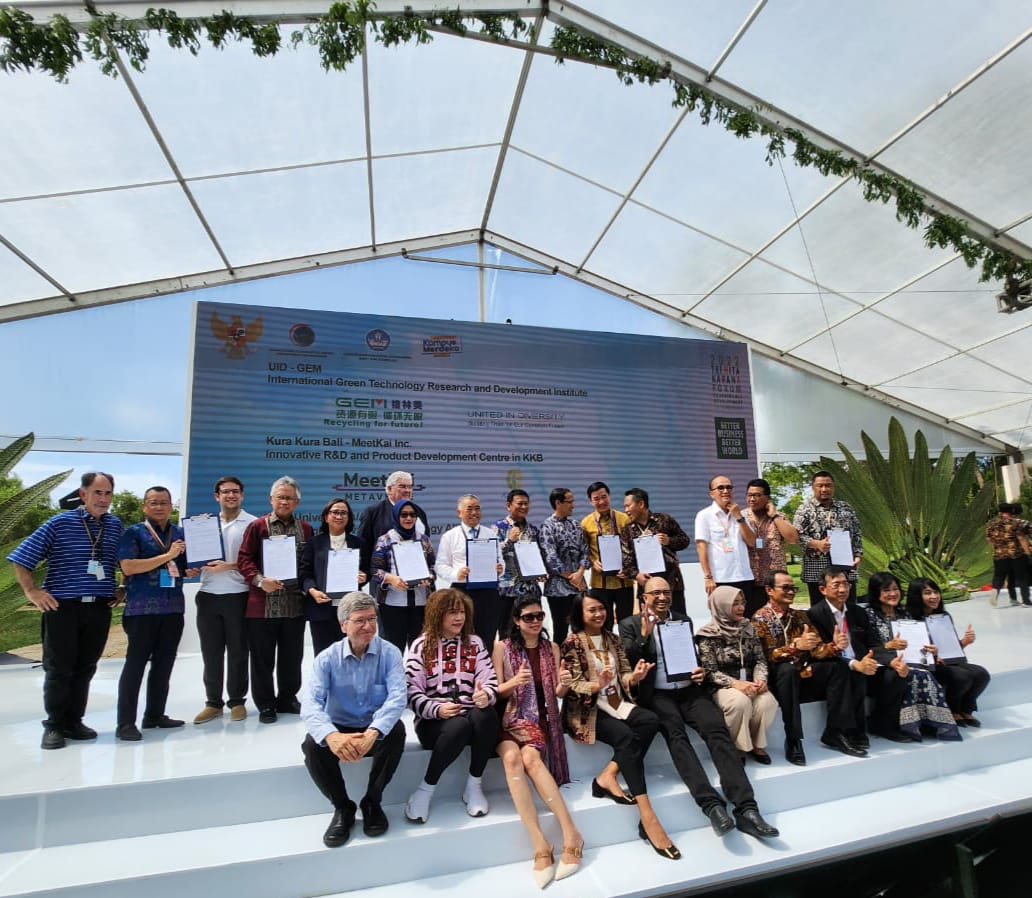 Suasana di salah satu sudut UID Bali Campus, Kura-Kura Bali, P.Serangan, Denpasar.