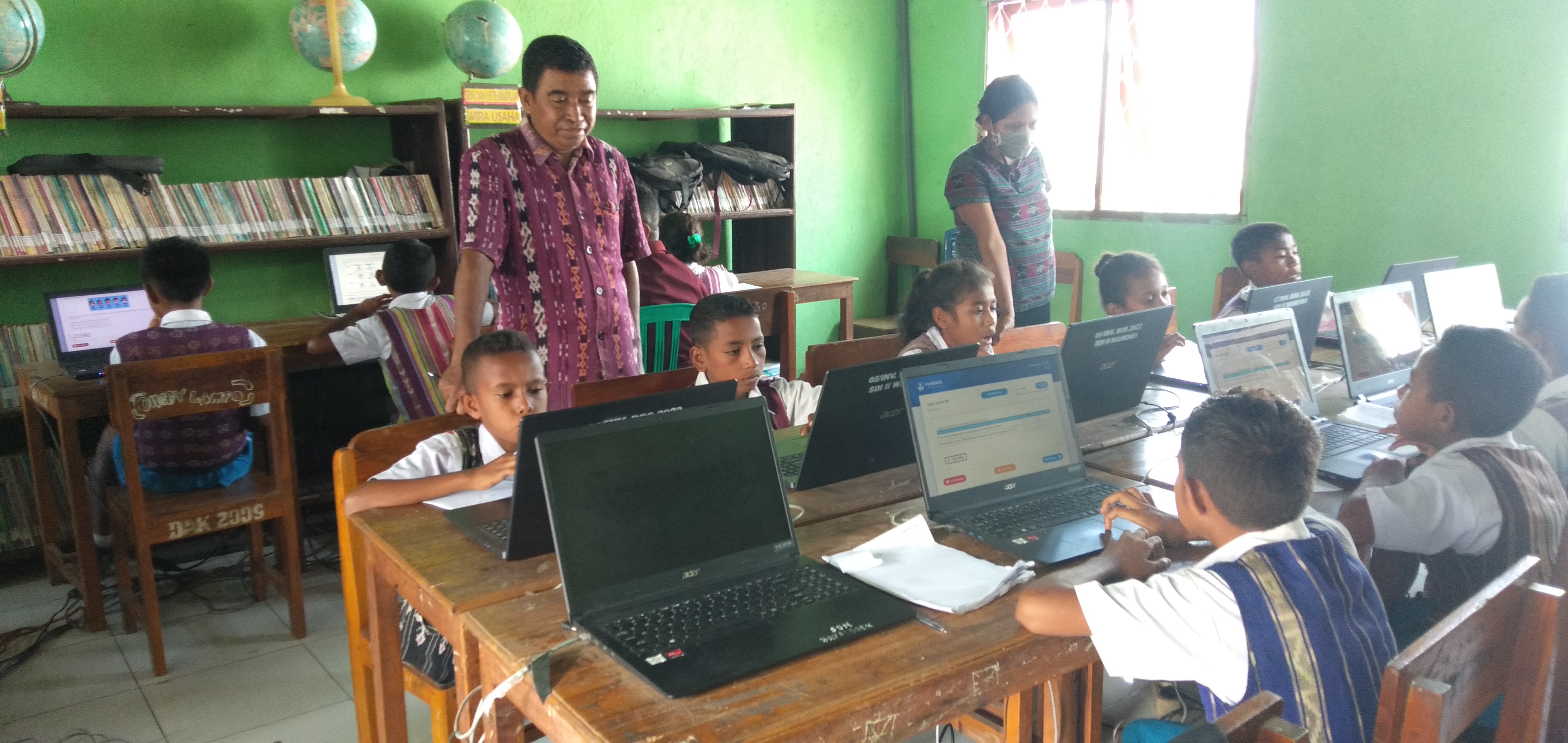 Siswa dari SD Inpres Bakalerek, SD Inpres Paubokol dan SD Inpres Uruor bisa melaksanakan  ujian ANBK di sekolah lain. 