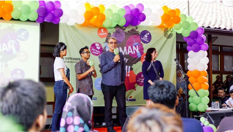 Kegiatan Gartenfest di Goethe Institut Bandung.