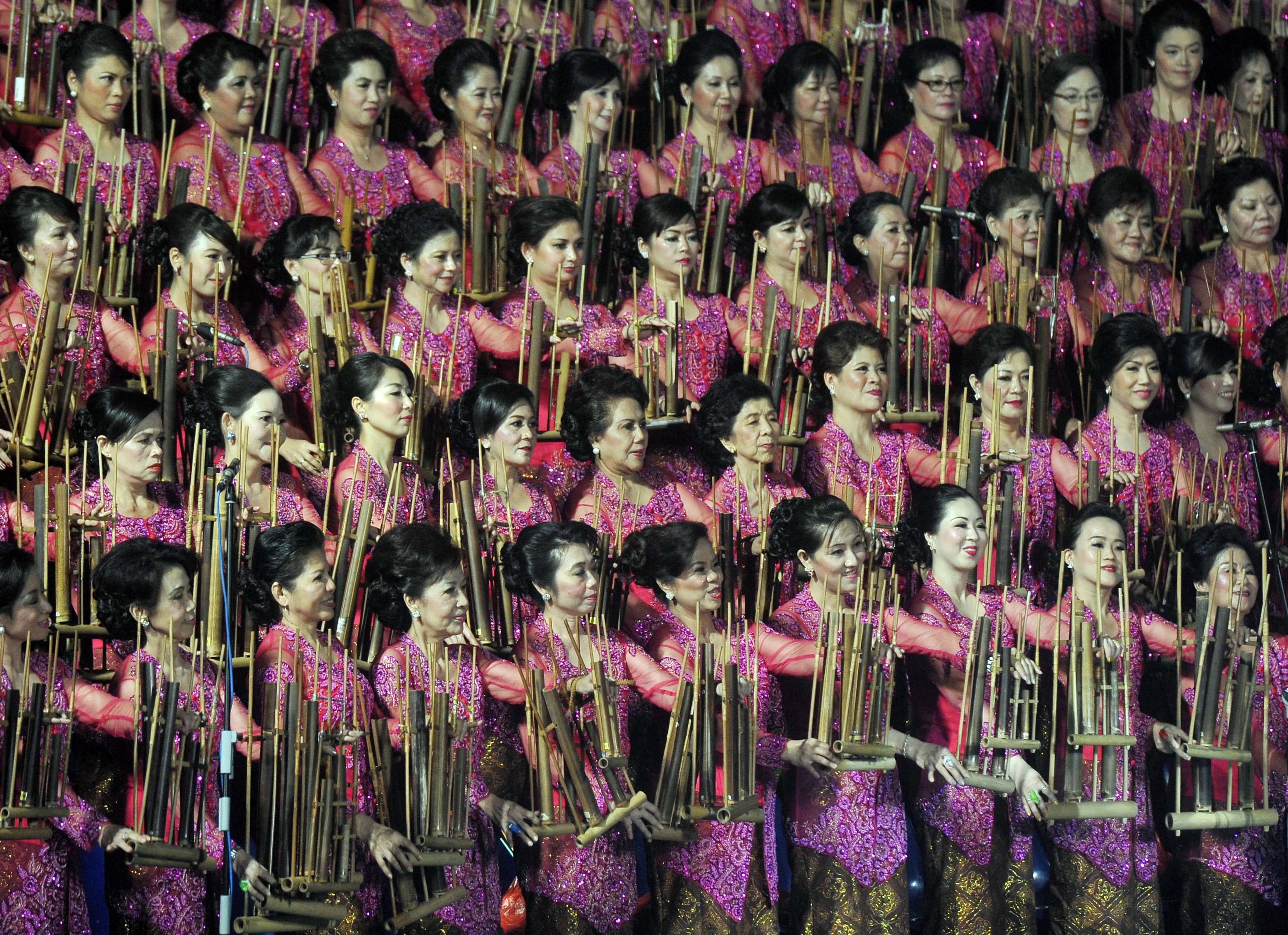 Ilustrasi festival musik angklung