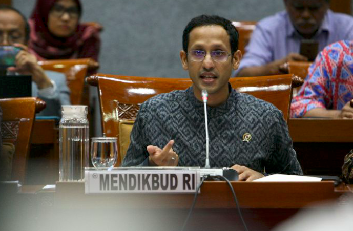 Menteri Pendidikan, Kebudayaan, Riset, dan Teknologi (Mendikbud-Ristek), Nadiem Makarim.