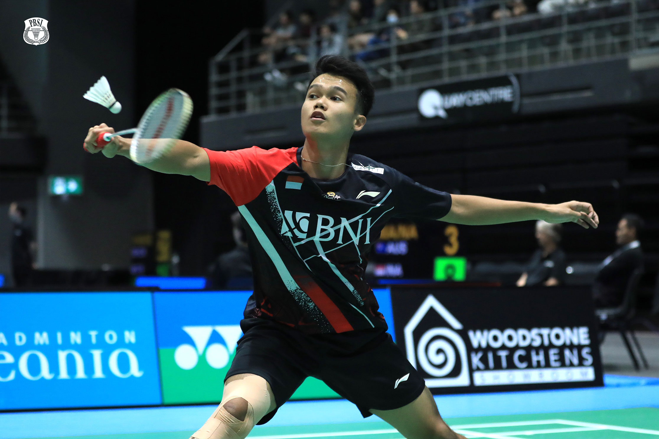 Salah satu tunggal putra Indonesia yang akan berlaga di putaran kedua Australia Terbuka, Christian Adinata.