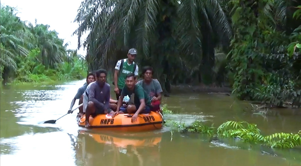 Banjir di Aceh Selatan Kian Mengkhawatirkan