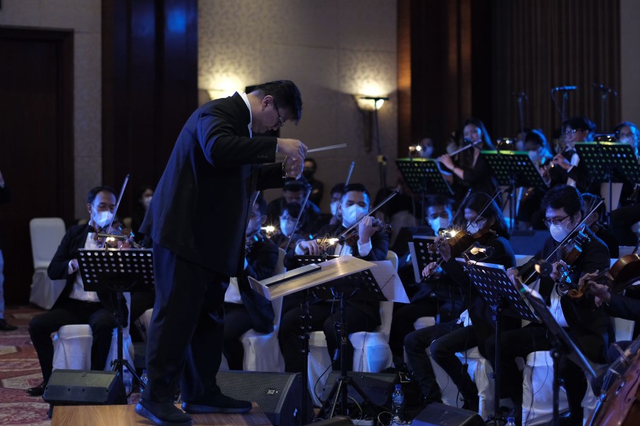 Penampilan Pacemaker Choir dan Maple Orchestra saat HUT ke-65 PERKI.