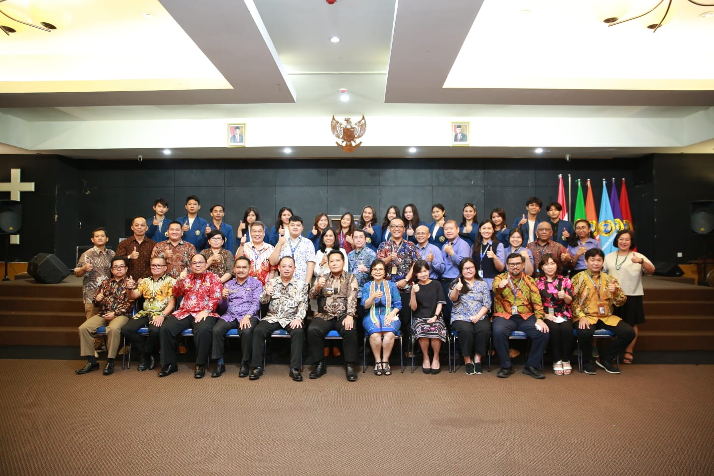 Bupati Mahakam Ulu, Bonifasius Belawan melakukan kunjungan kerja ke Kampus 1 Ukrida, Jakarta