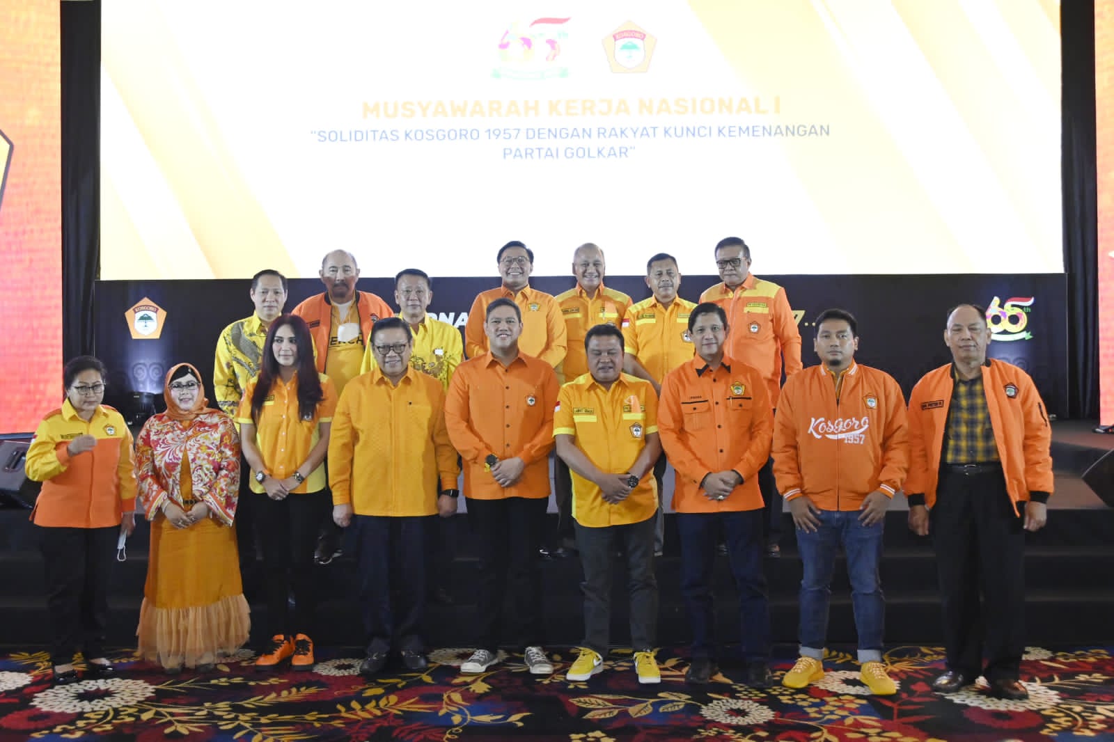 Musyawarah Kerja Nasional I yang digelar Kosgoro di Jakarta. 