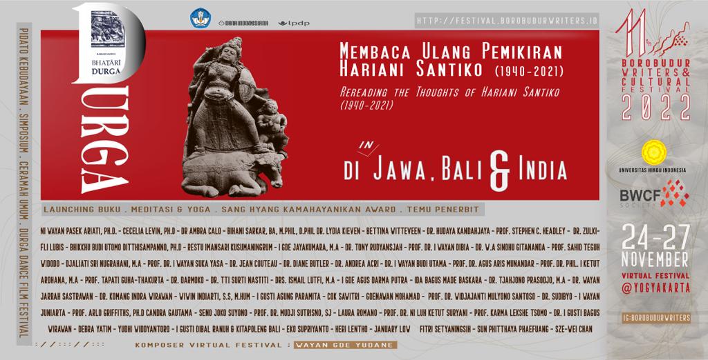 Ilustrasi durga yang jadi salah satu karya Arkeolog Hariani Santiko