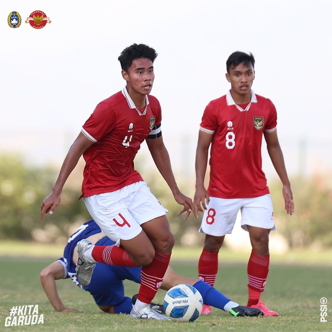 Timnas Indonesia U-20 saat melawan Moldova