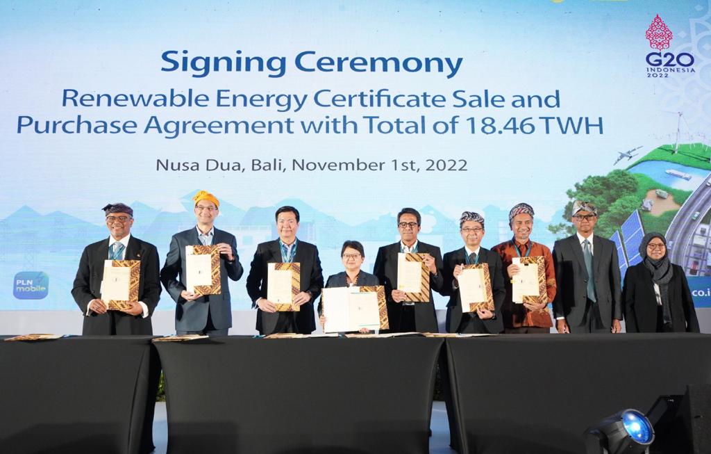 Penandatangan pembelian RCE dari PLN