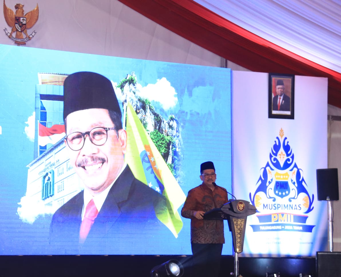 Wamenag Zainut Tauhid Saadi di Muspimnas PMII