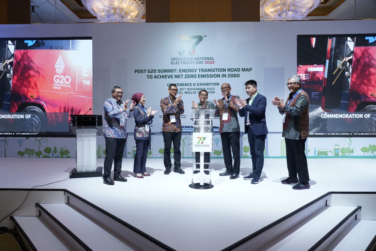 Peringatan Hari Listrik Nasional yang digelar Masyarakat Ketenagalistrikan Indonesia