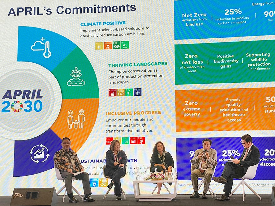 April Group Bagikan Upaya Mitigasi Iklim di Net Zero Summit