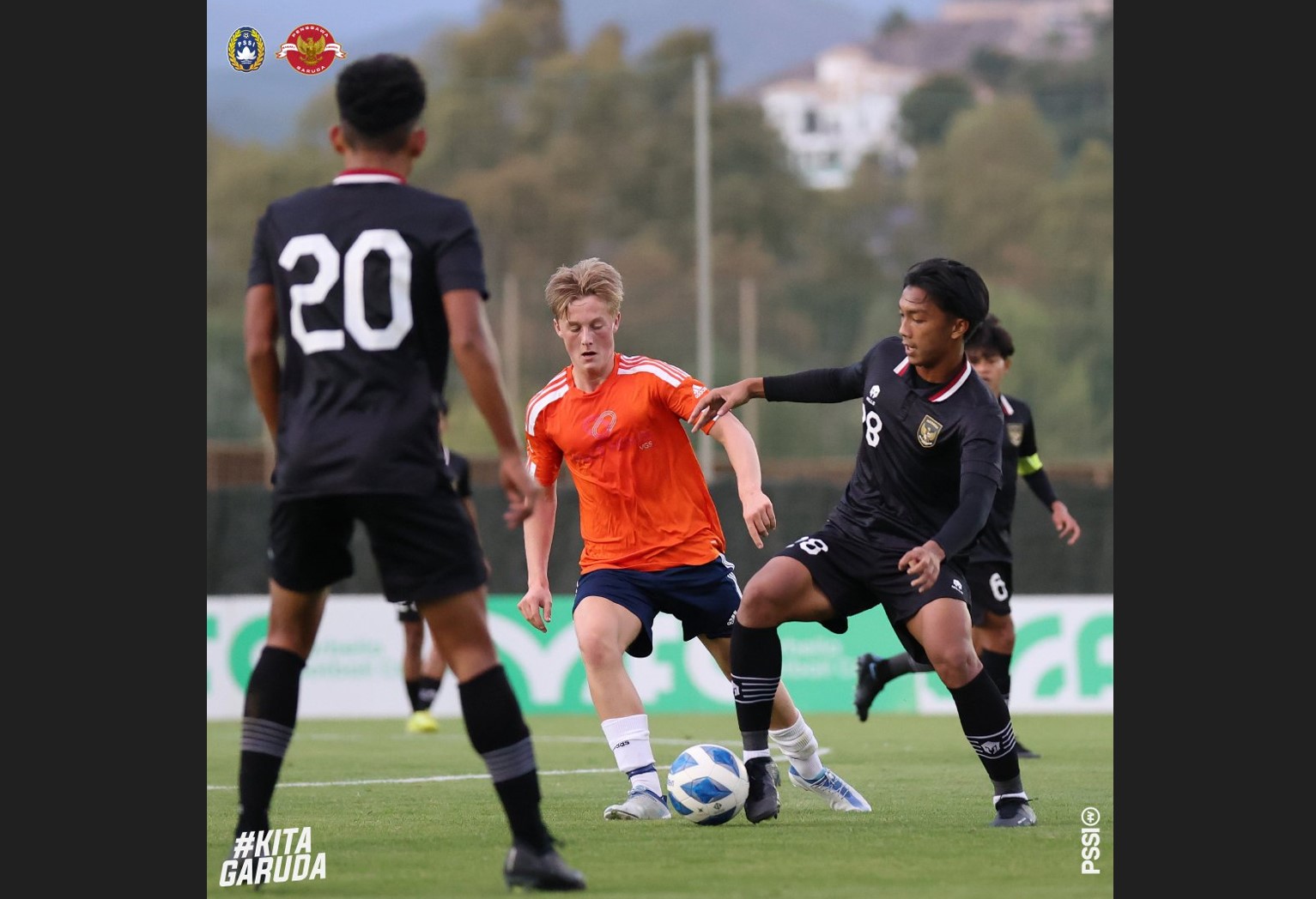 Laga uji coba antara timnas U-20 melawan tim U-20 klub Norwegia Valerenga Fotball