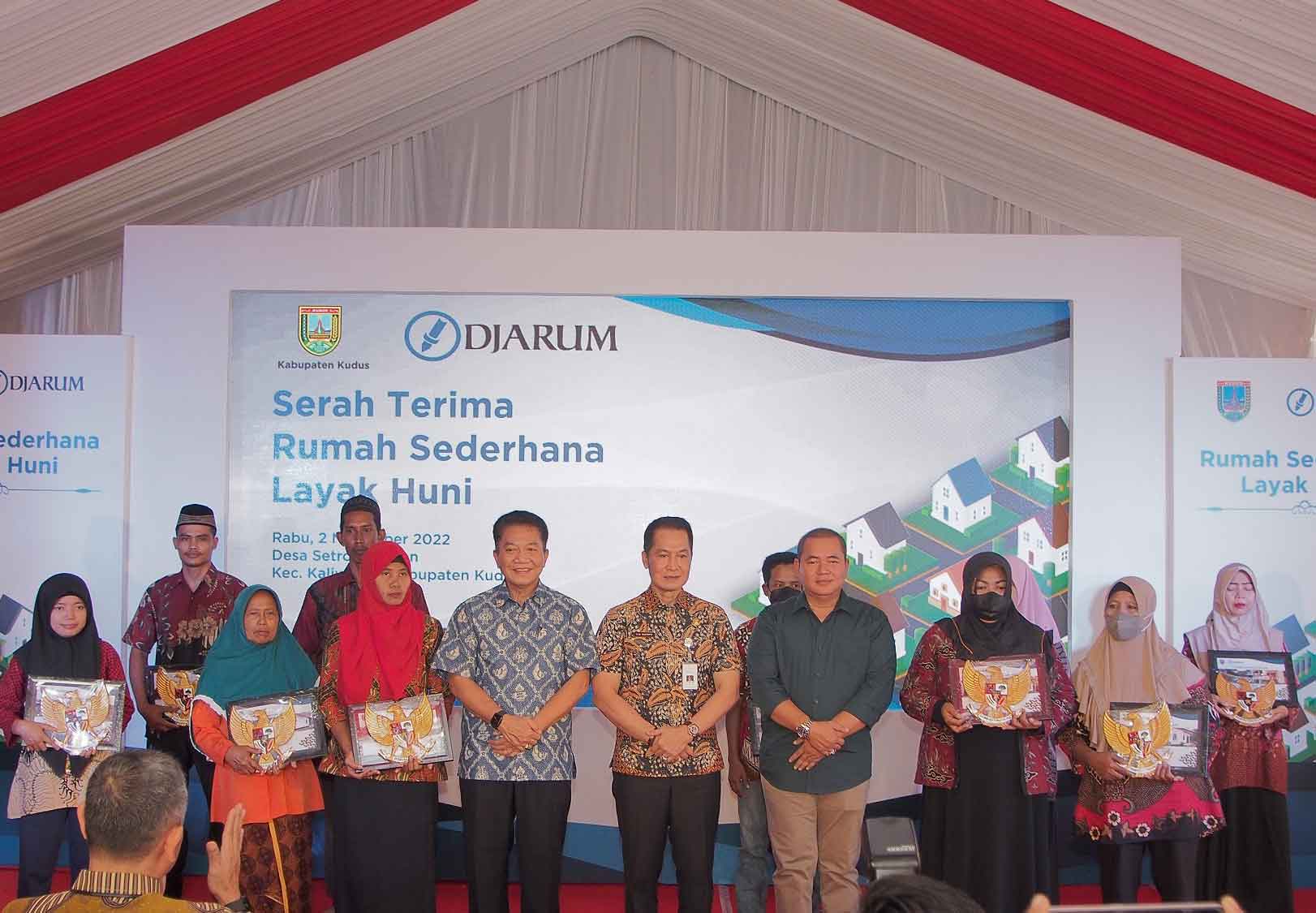 Upaya Entaskan Kemiskinan Ekstrem, PT Djarum Renovasi 10 Rumah di Kabupaten Kudus