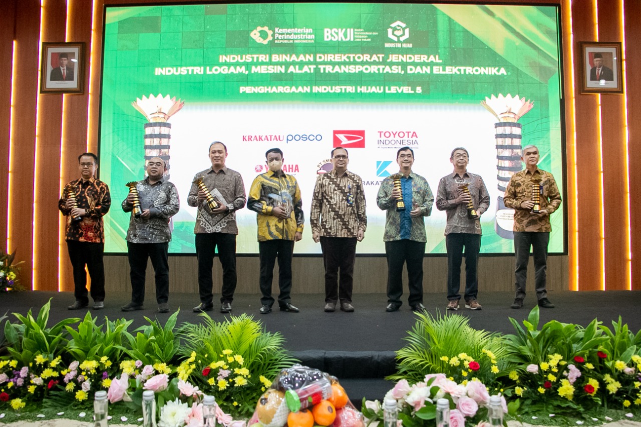 Penghargaan Industri Hijau Tahun 2022 oleh Kemenperin