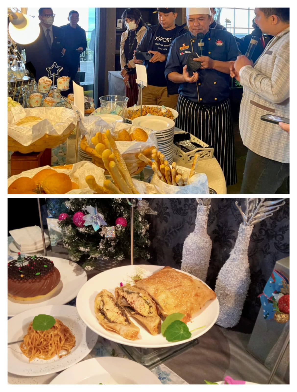 Sajian kuliner di GH Universal Hotel Bandung