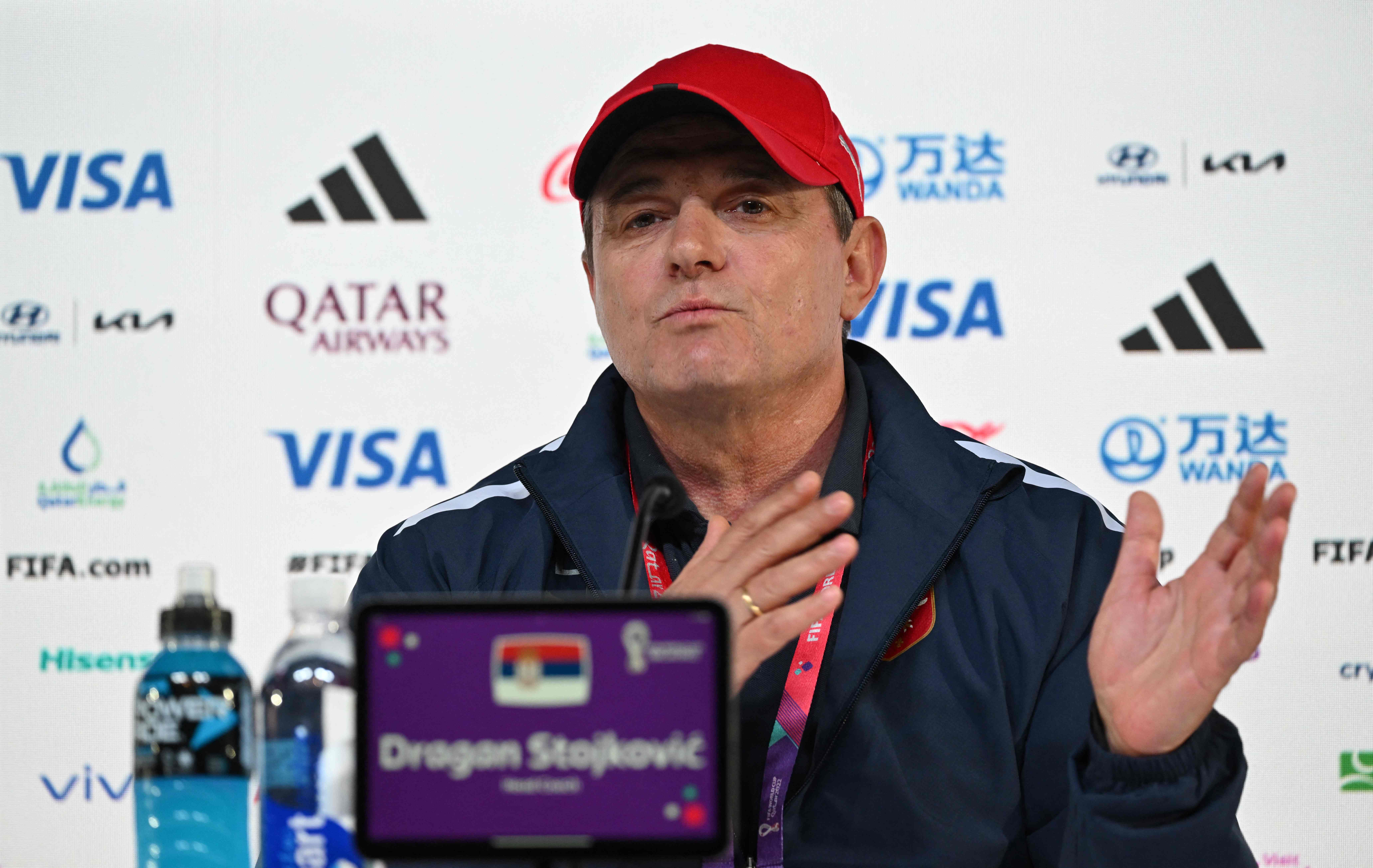 Pelatih timnas Serbia Dragan Stojkovic