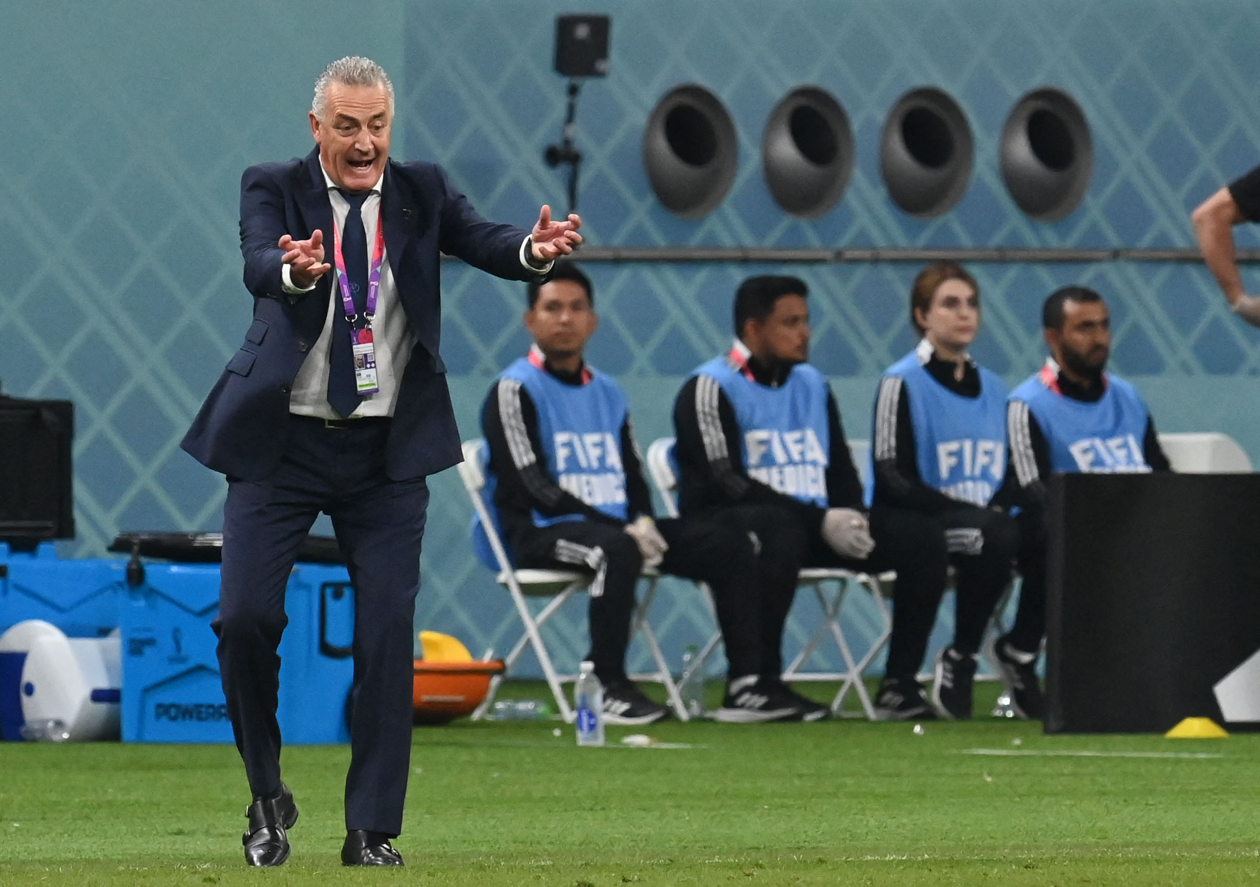 Pelatih timnas Ekuador Gustavo Alfaro