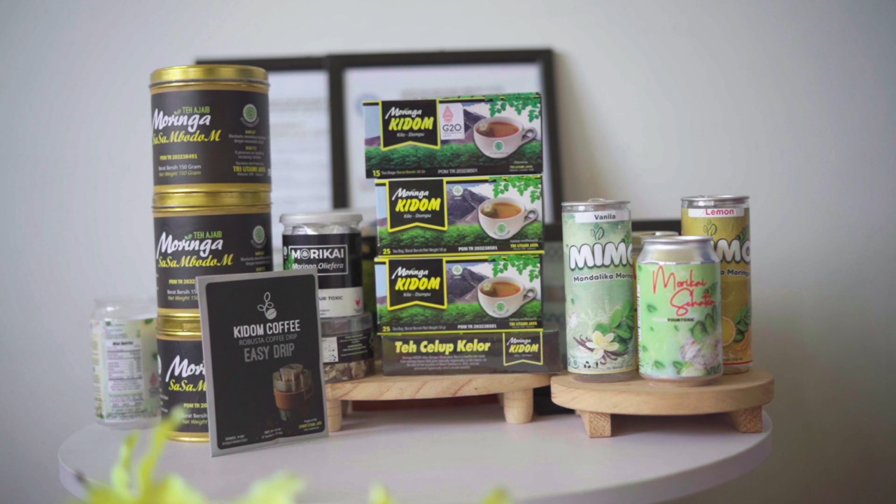 Menkop UKM Teten Masduki mengungkapkan olahan Moringa atau Daun kelor terpilih menjadi souvenir resmi acara KTT G20.