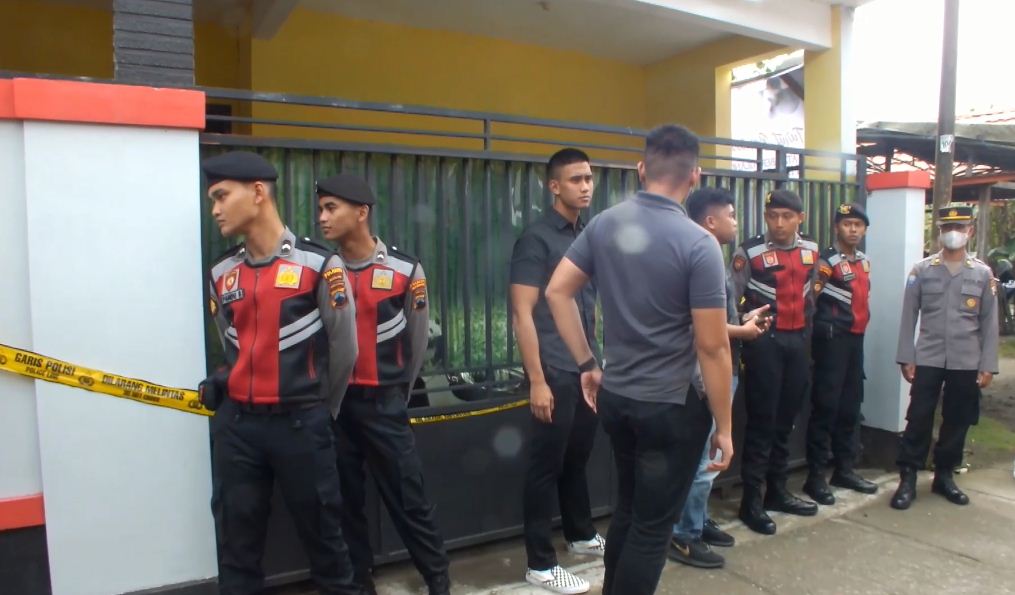 Rumah keluarga yang tewas diracun oleh anggota keluarga sendiri di Dusun Prajenan, Kabupaten Magelang, Jawa Tengah.