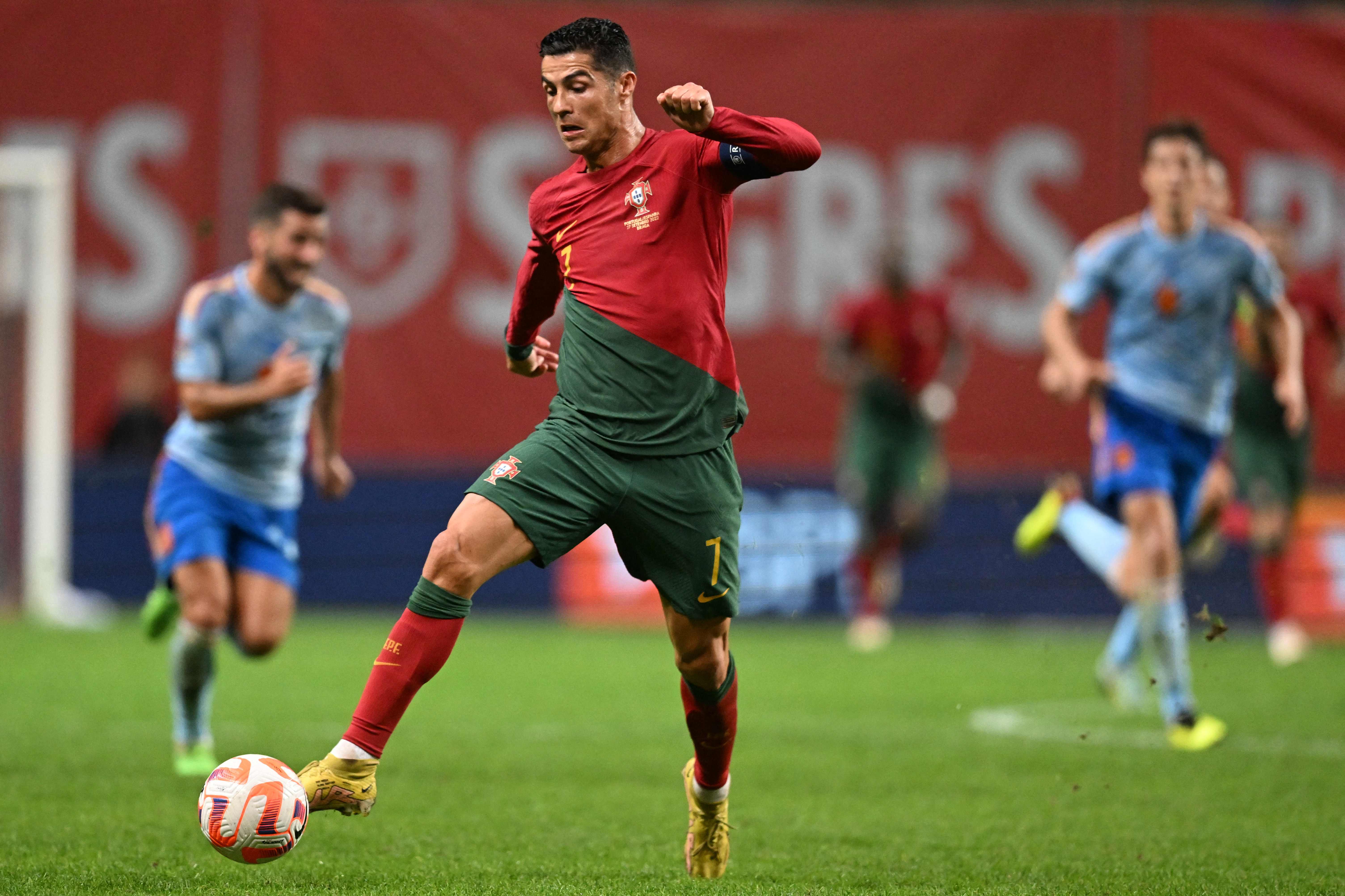 Penyerang timnas Portugal Cristiano Ronaldo