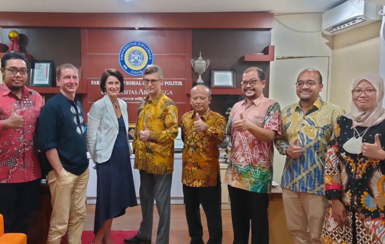 Launching Pusat Studi Eropa dan Eurasia Fakultas Ilmu Sosial dan Ilmu Politik, Universitas Airlangga (FISIP Unair). 