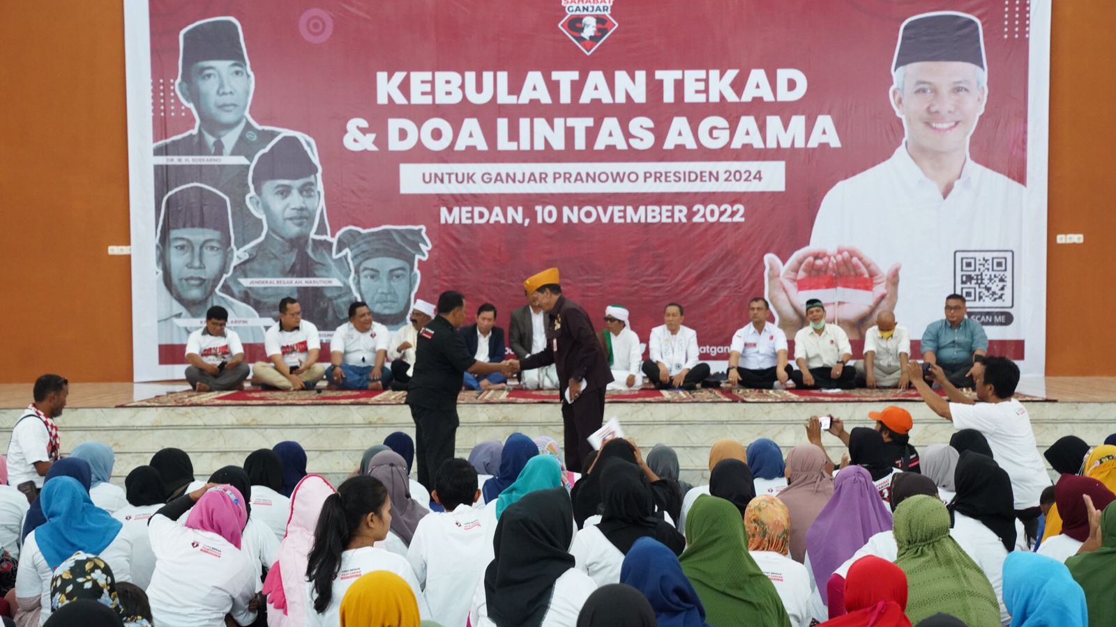 Kegiatan Sahabat Ganjar di Medan