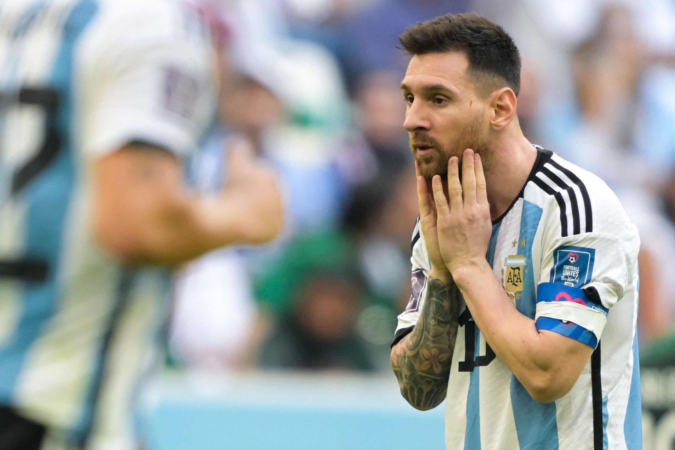 Kapten Tim Argentina Lionel Messi