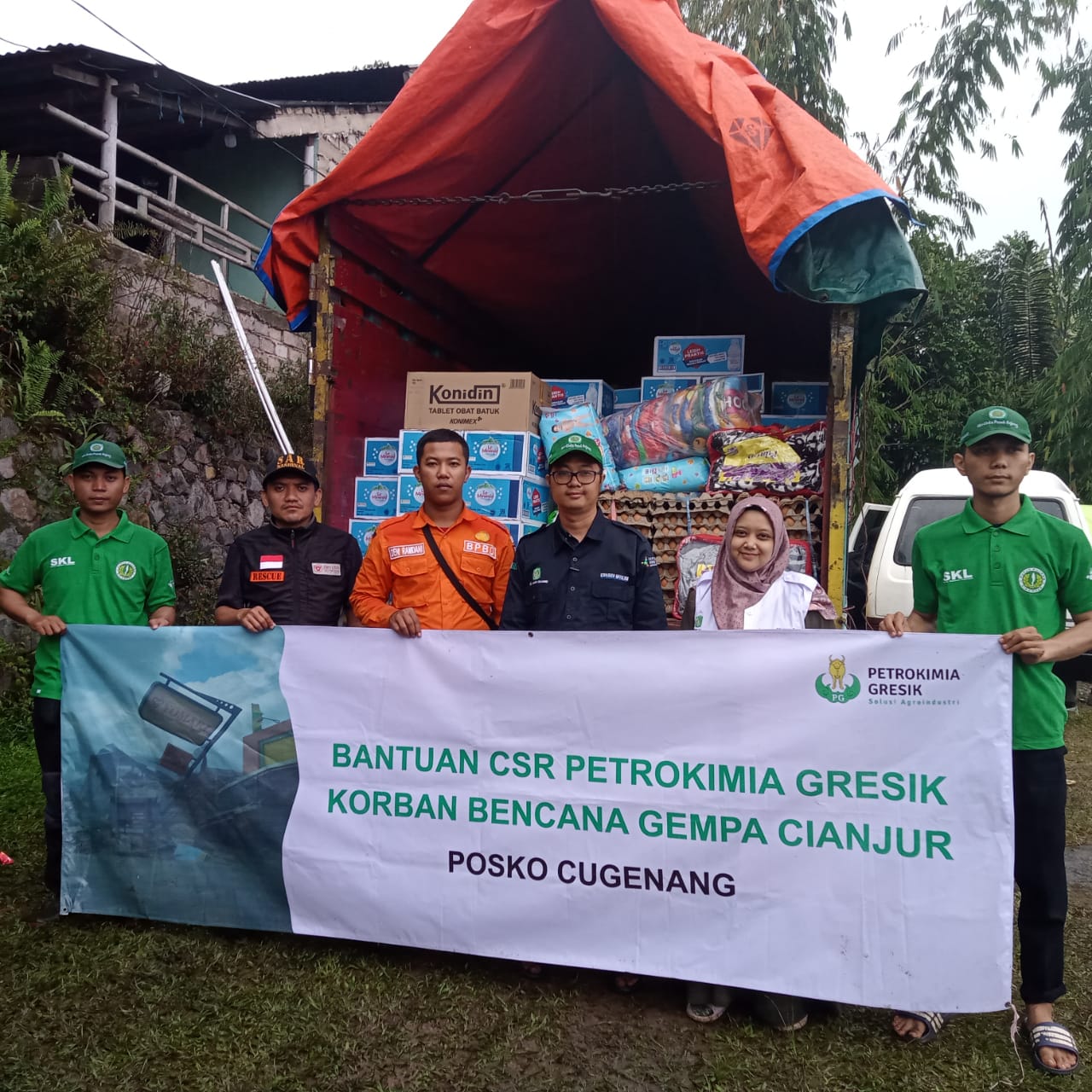 Bantuan Petrokimia Gresik untuk korban Gempa Cianjur